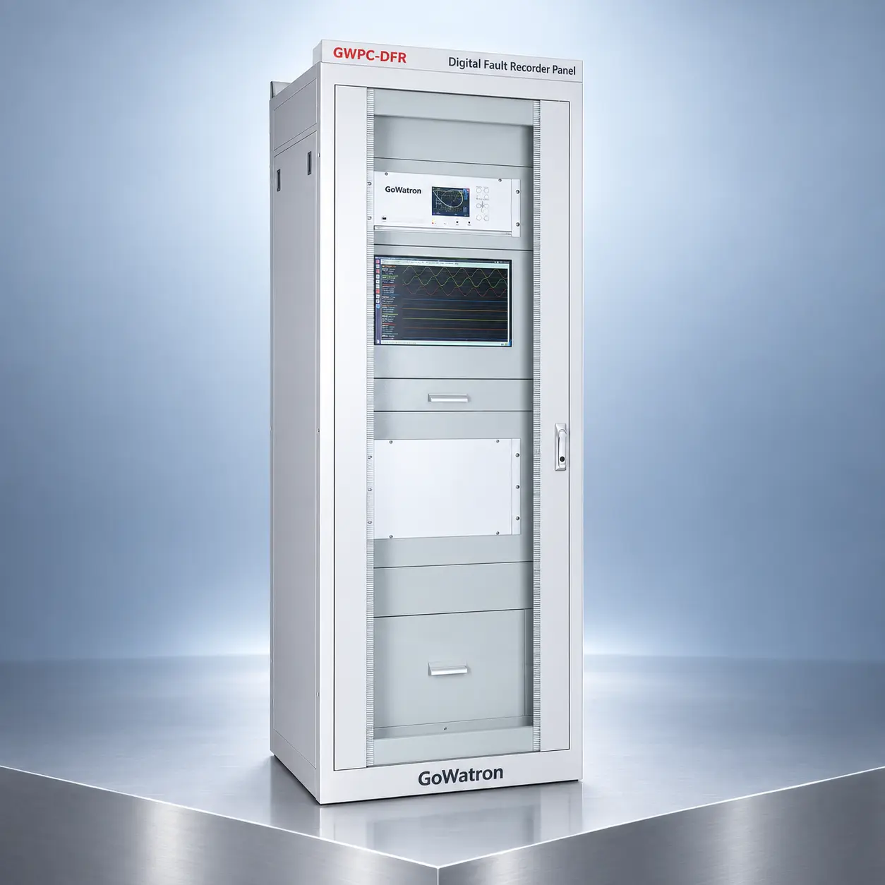 GWPC-DFR Digital Fault Recorder Panel right view by GoWatron