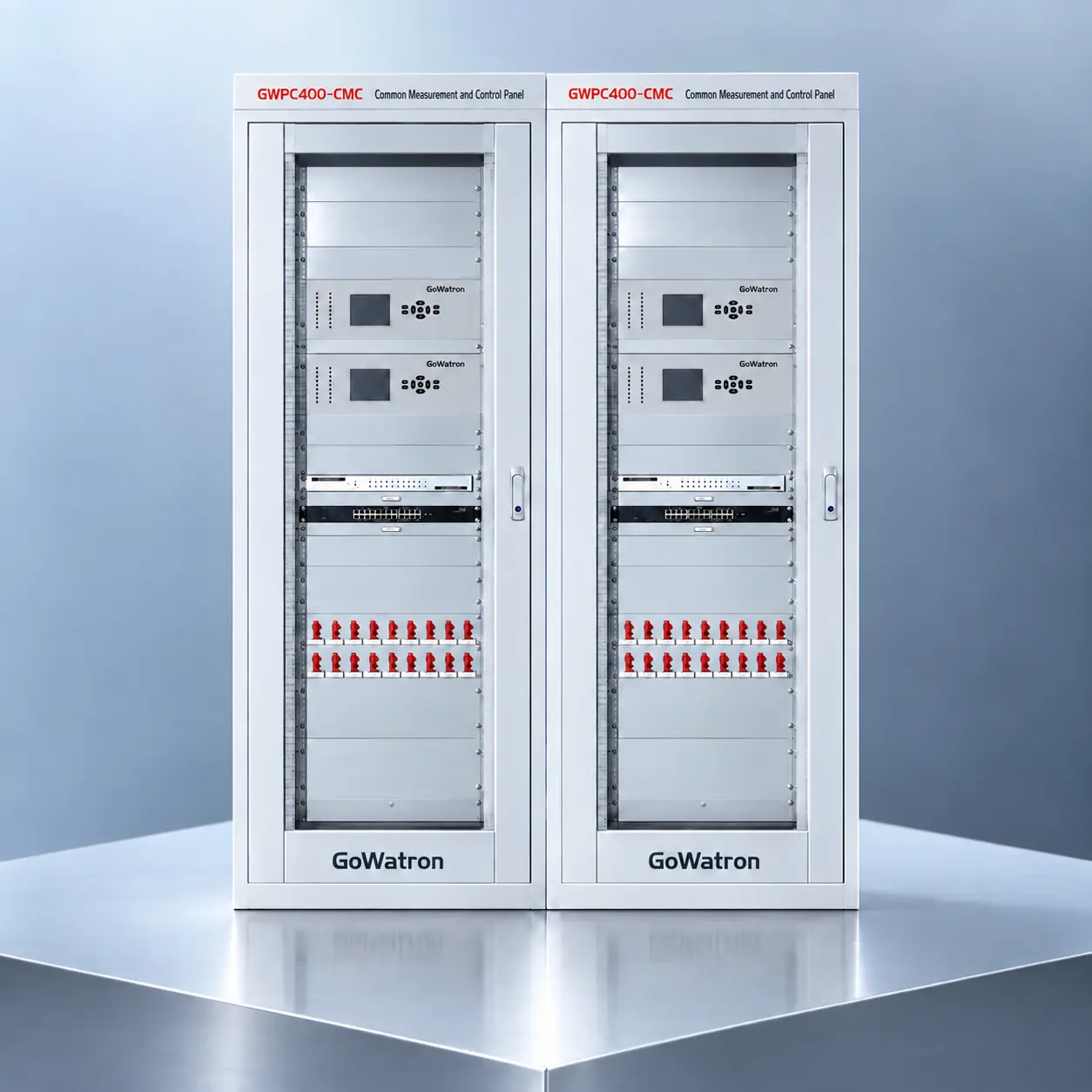 GWPC400-CMC Common Measurement and Control Panel dual-cabinet configuration by GoWatron