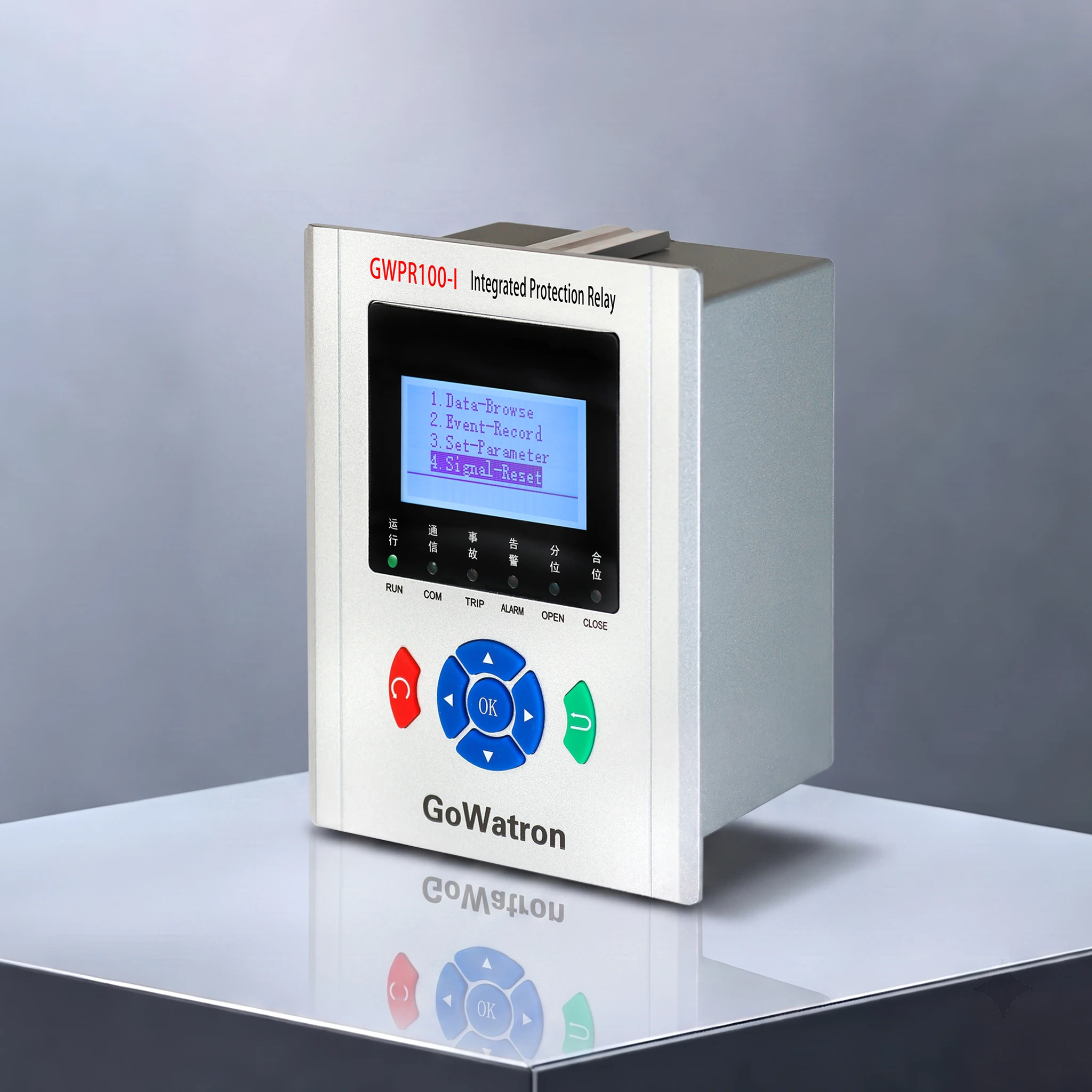 GWPR100-I Digital Integrated Protection Relay Left View