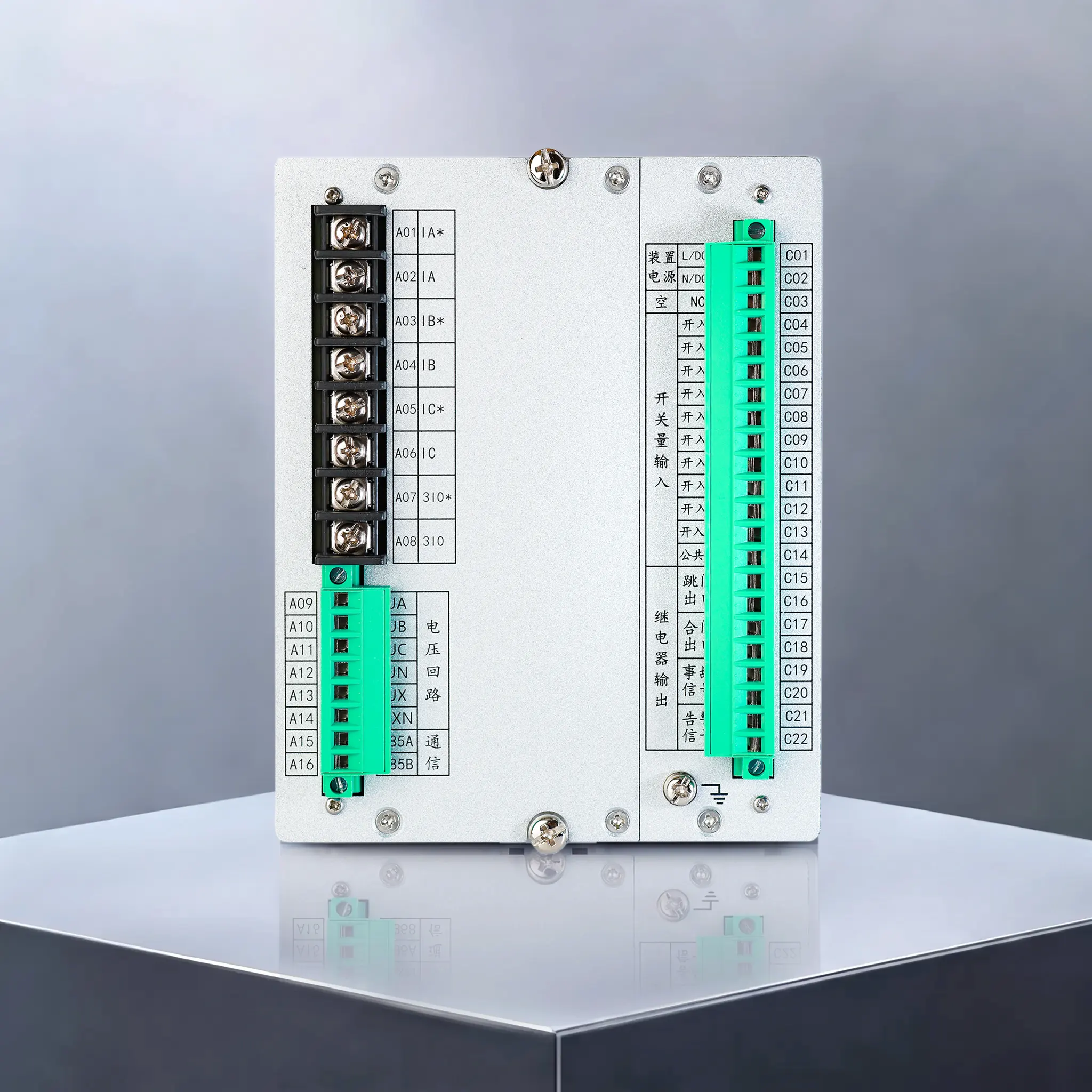 GWPR100‑AIP Low‑Voltage Anti‑Islanding Protection Relay - Terminal Diagram