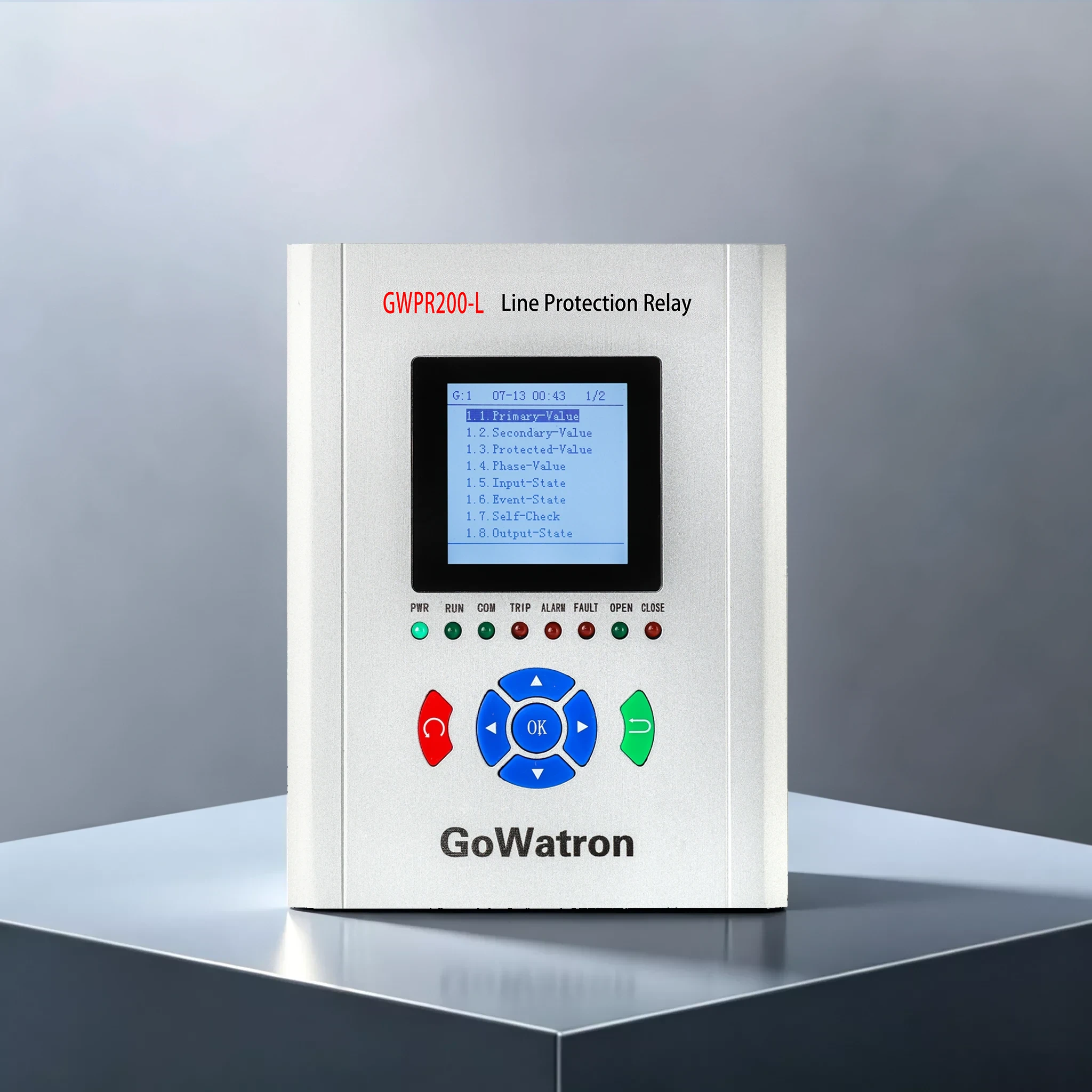 GWPR200-L Feeder Protection Relay Front View