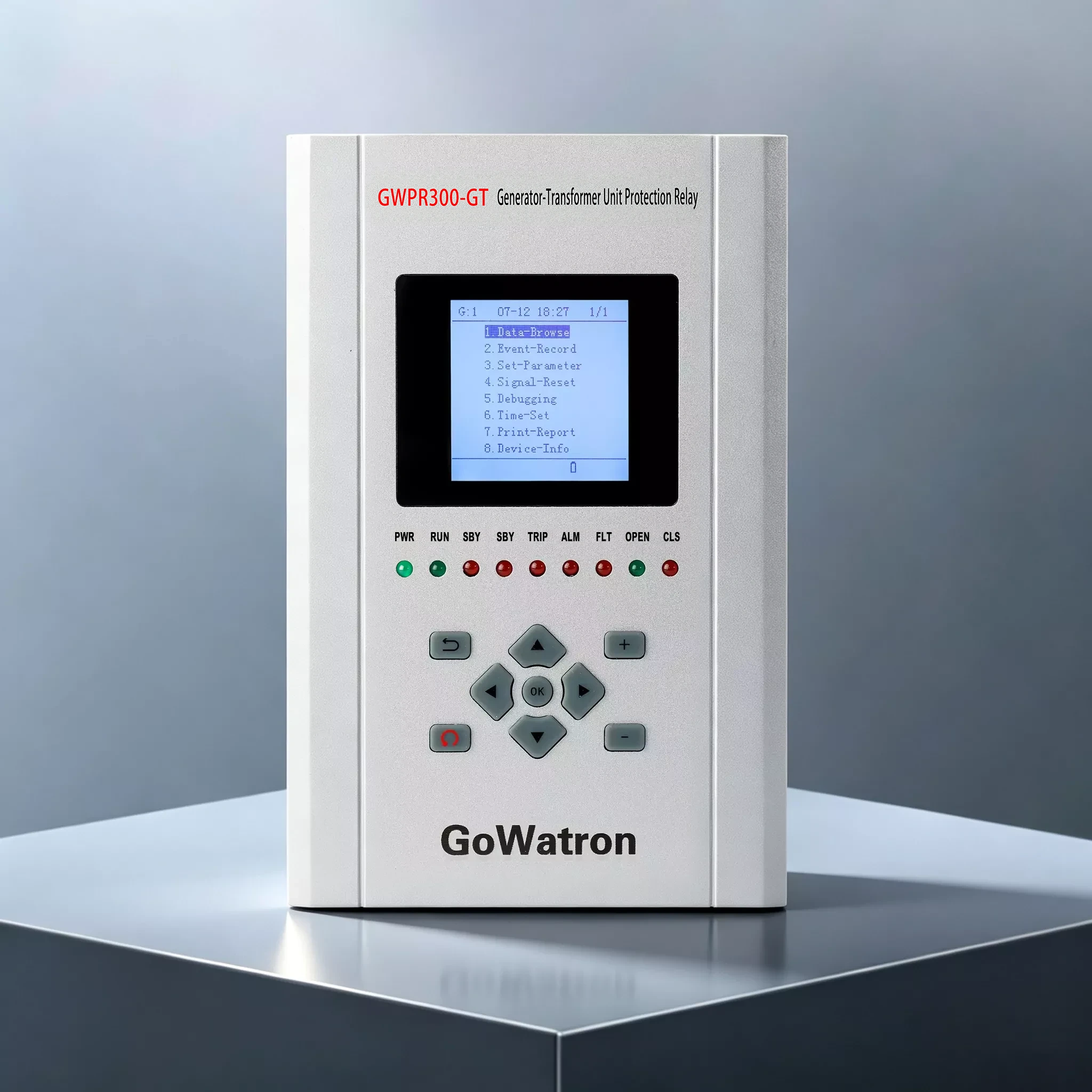 GWPR300-GT Generator-Transformer Unit Protection Relay Front View