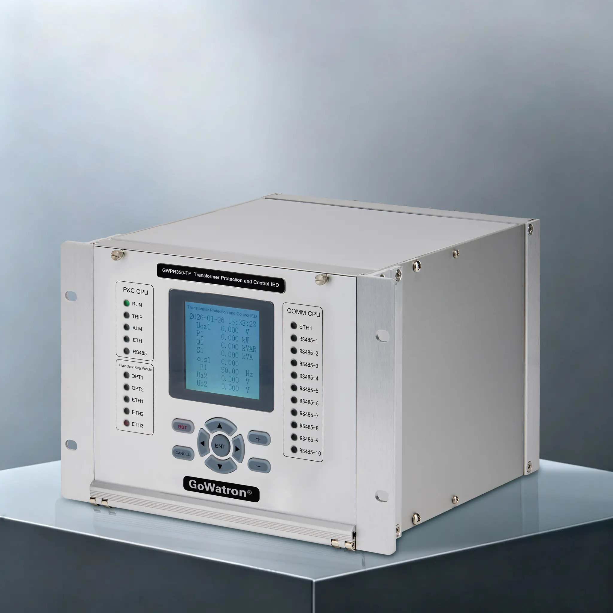 GWPR350-TF Transformer Protection and Control IED – Left View