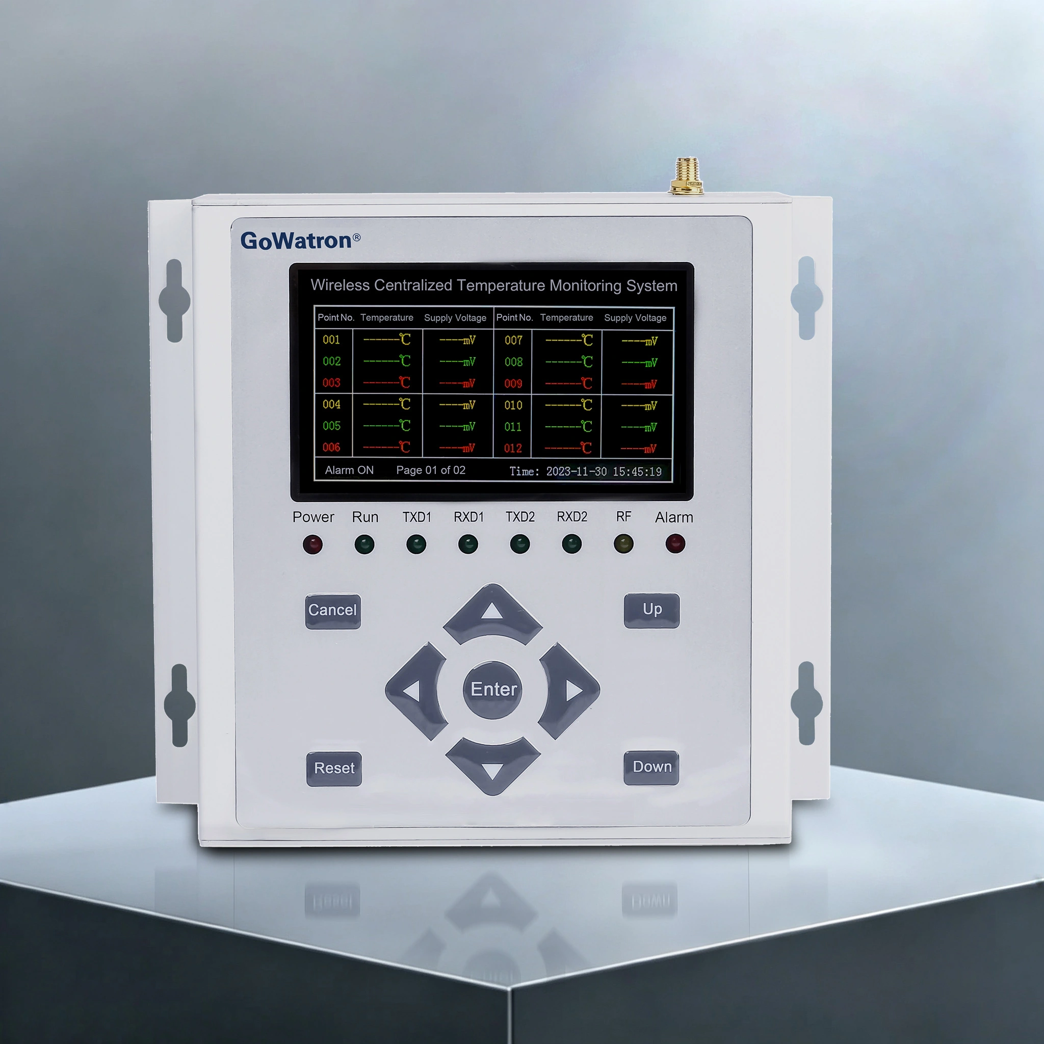 GWWT-HMI Wireless Temperature Monitoring HMI Unit